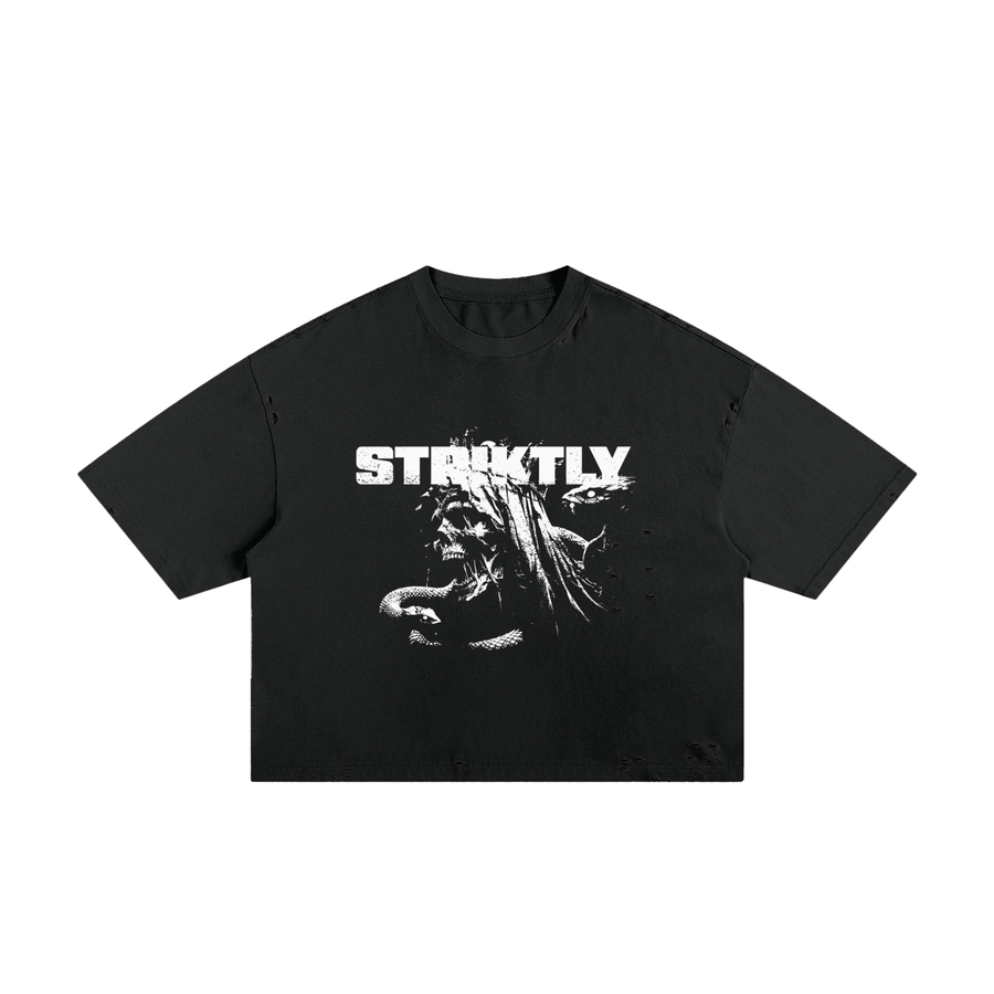 Classic Frayed Boxy Tee